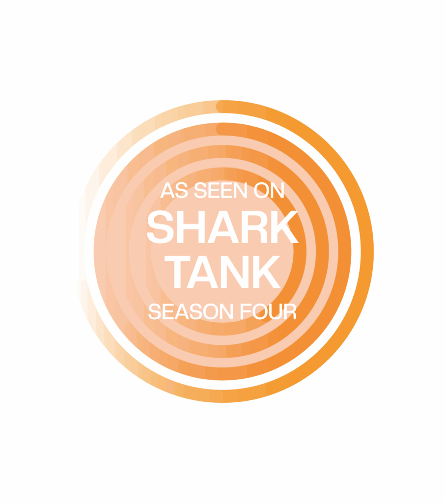 Shark Tank India Season Four circular orange badge, signifying national recognition and investment-grade innovation for Ashva Weartech.