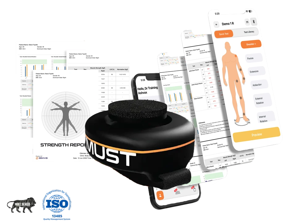 FITMUST 2.0 handheld dynamometer